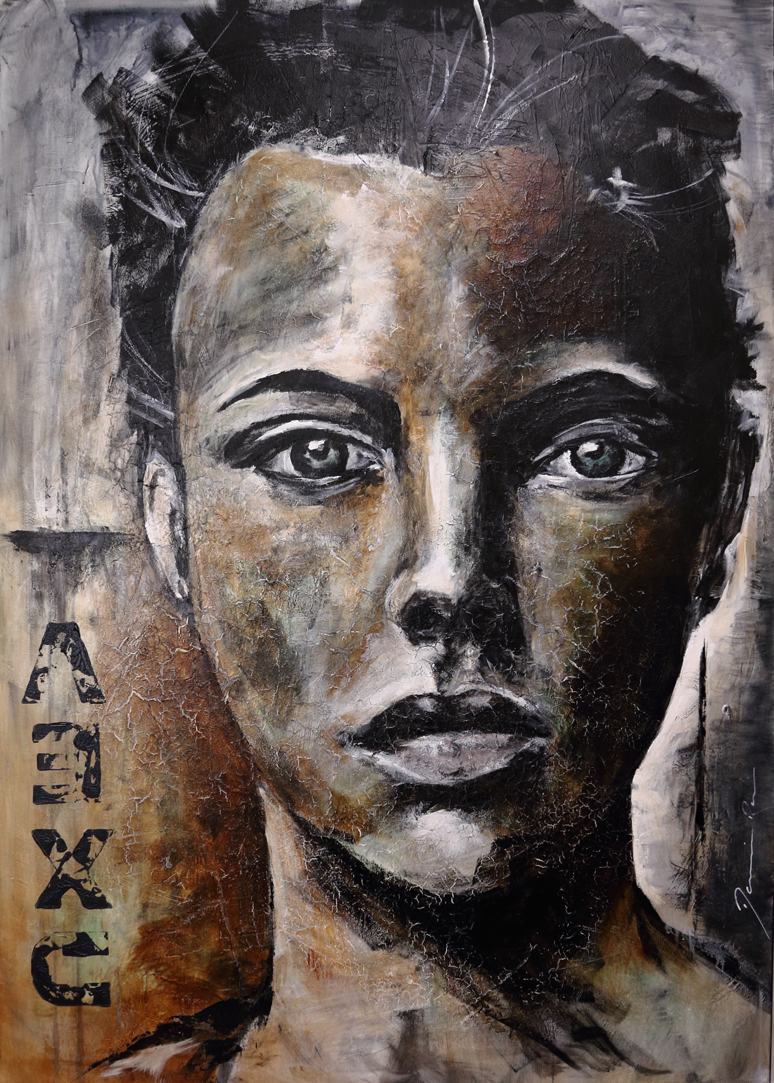 2gal-damien-rais-peinture-acrylique-portrait-Sansnom